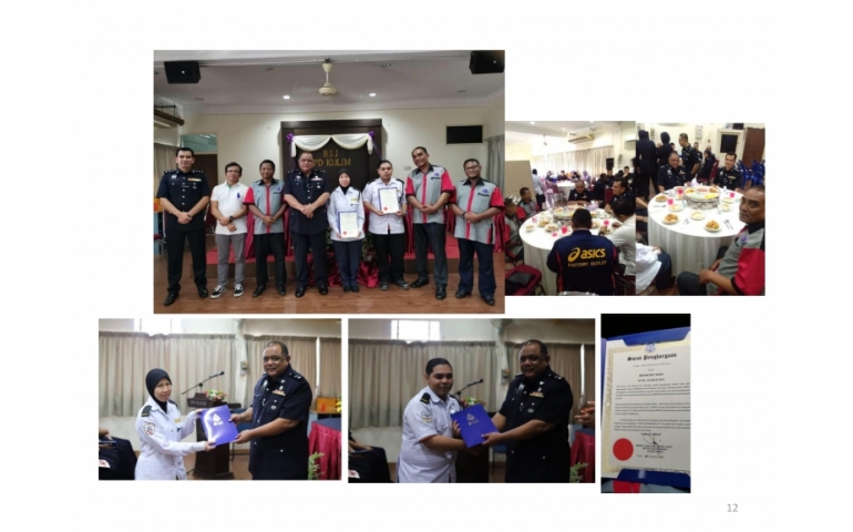 MAJLIS PEYAMPAIAN SIJIL PENGHARGAAN DARI PIHAK POLIS KEPADA ANGGOTA PENGAWAL